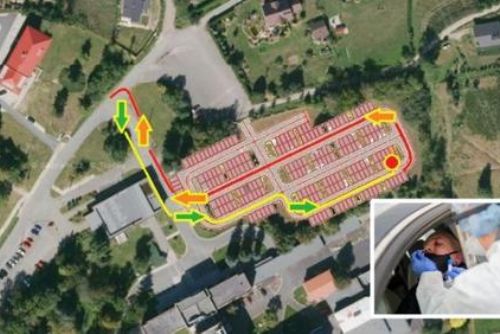 Foto: Odběrové místo pro provádění covidových testů se v Rokycanech stěhuje