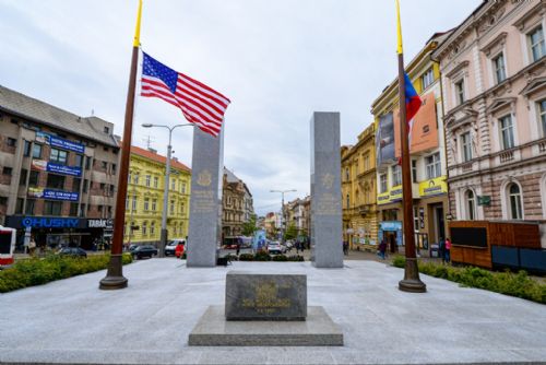 Foto: Památník Díky, Ameriko! v Plzni ochrání nový systém