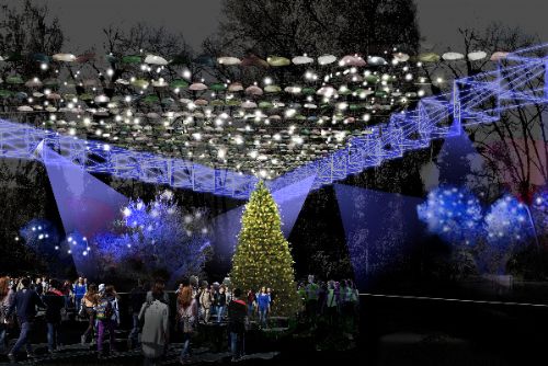 Foto: Park za OC Plzeň Plaza se promění. Práce již začaly, areál je uzavřen