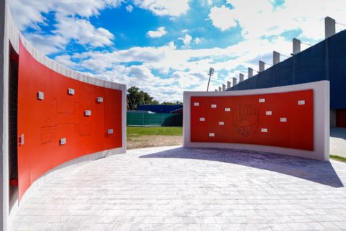 Foto: Plzeň vybudovala na stadionu Viktorky nové Pamětní místo Brány borců 