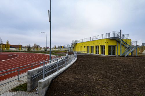 Foto: Plzeň vybudovala nové zázemí na stadionu ve Skvrňanech 