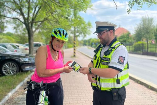 Foto: Policisté v kraji kontrolovali cyklisty