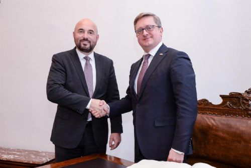 Foto: Primátor Zarzycký přijal nového ukrajinského velvyslance