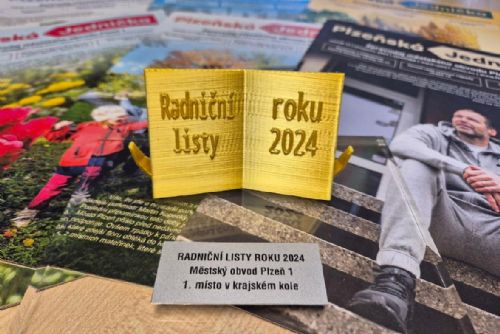 Foto: První plzeňský obvod získal cenu za nejlepší zpravodaj v kraji
