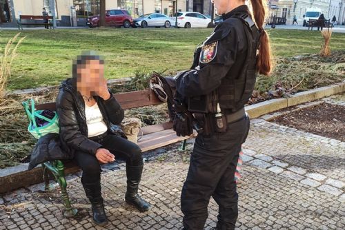 Foto: Relax na slunci překazili hledané ženě strážníci