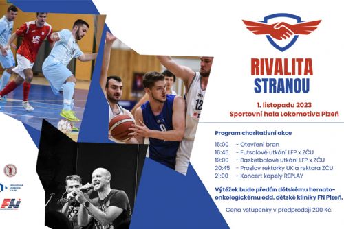 Foto: Rivalita stranou. Univerzity podpoří sportem hematoonkologii FN Plzeň