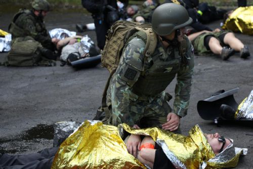 Foto: Společné cvičení Policie ČR a Armády ČR