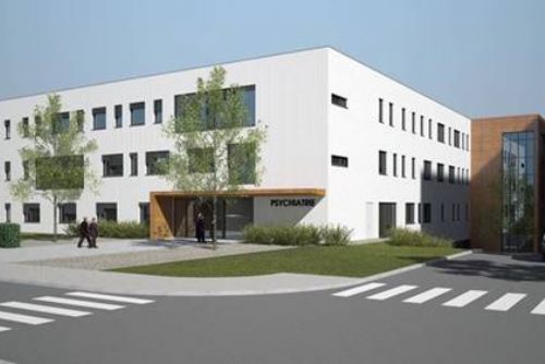 Foto: Stavba nové psychiatrie bude v úterý slavnostně zahájena