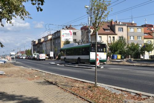 Foto: Stavba přestupního uzlu na náměstí Milady Horákové vrcholí