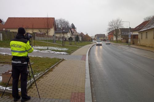 Foto: Strážníci měřili rychlost v Radobyčicích