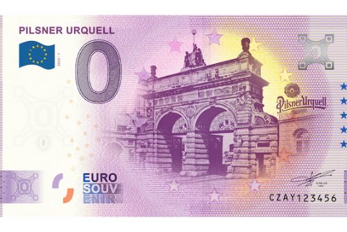 Foto: Suvenýrové bankovky Pilsner Urquell oslavují 180. výročí uvaření první várky 
