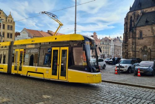Foto: V ulici Terezie Brzkové startuje oprava tramvajové trati
