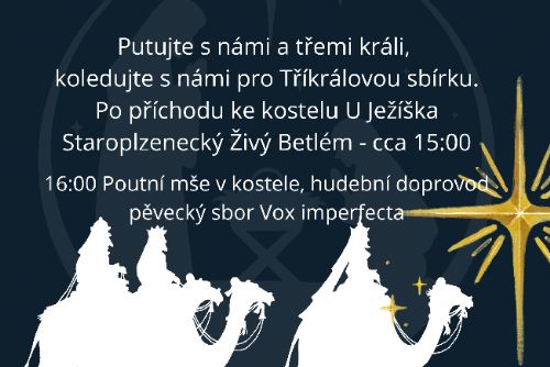 Foto: Tříkrálový pochod vyrazí v neděli k plzeňskému Ježíšku