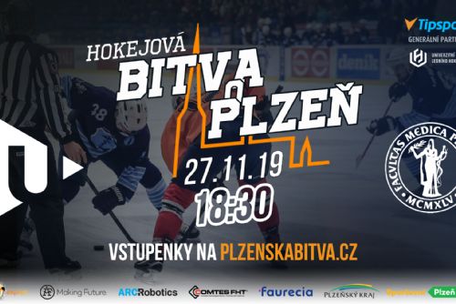 Foto: Univerzitní hokejová Bitva o Plzeň vypukne 27. listopadu