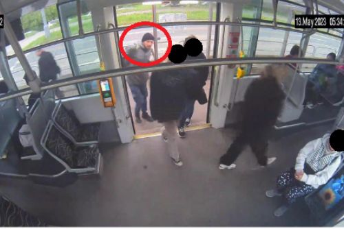 Foto: Usnula v tramvaji na Světovar, přišla o kabelku. Nepoznáte podezřelého?