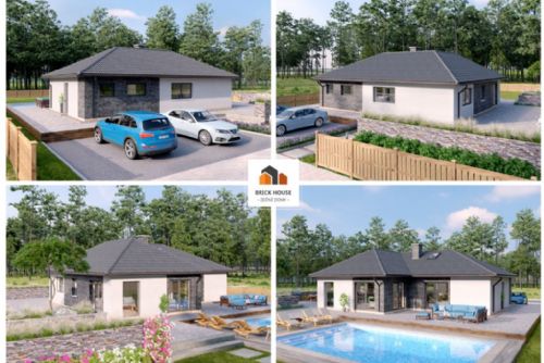 Foto: Uvažujete o vlastním bydlení? BrickHouse s.r.o. vám postaví rodinný bungalov na klíč!