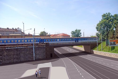 Foto: V Plzni začala velká uzavírka mostů před vlakovým nádražím