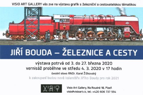Foto: Visio Art Gallery vystavuje Železnice a cesty Jiřího Boudy