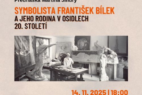 obrázek:Přednáška Martina Jindry: Přednáška Martina Jindry: Symbolista František Bílek a jeho rodina v osidlech 20. století