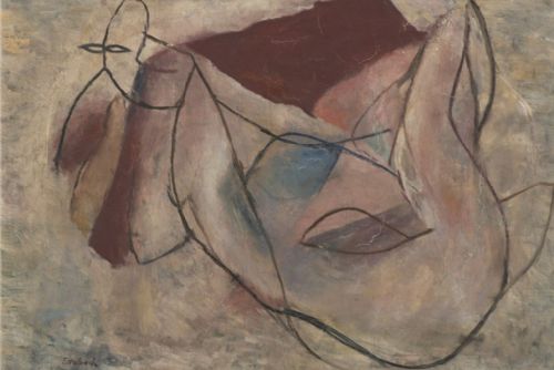 obrázek:Vojtěch Tittelbach, Stopa v písku, 1935