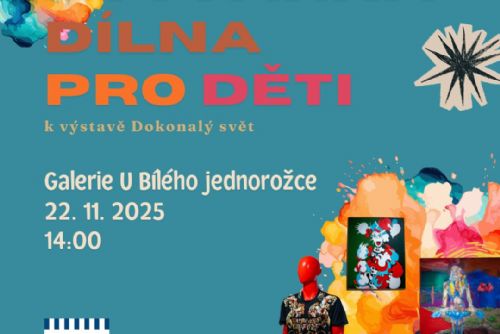 obrázek:Výtvarná dílna pro děti k výstavě Dokonalý svět