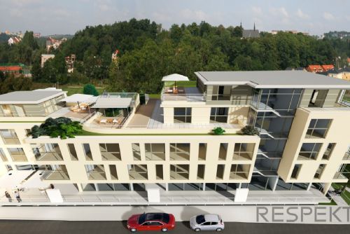Obrázek - Nový byt 3+kk s balkonem, 76 m2 - Na Roudné, Plzeň
