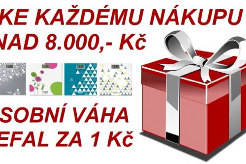 Foto: Ke každému nákupu nad 8.000 korun osobní váha TEFAL za symbolickou 1 Kč