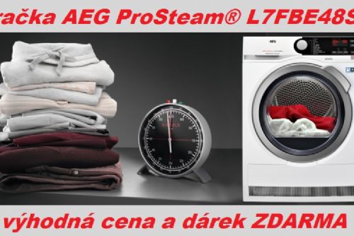 obrázek:Pračka AEG ProSteam L7FBE48SC za výhodnou cenu a s dárkem
