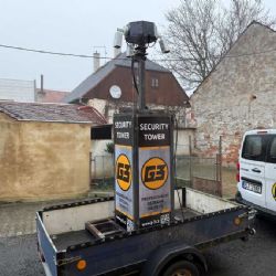 Security Tower: mobilní dohled a dočasné zabezpečení od Bezpečnostní služby G-3