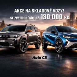 Skladové vozy Renault a Dacia se zvýhodněním až 130 000 Kč v Auto CB Plzeň