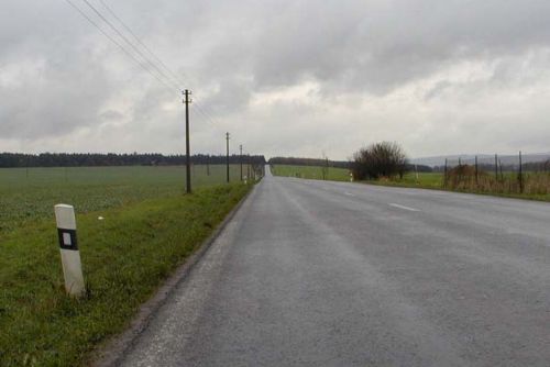 Foto: V M.  Lázních se propadla silnice