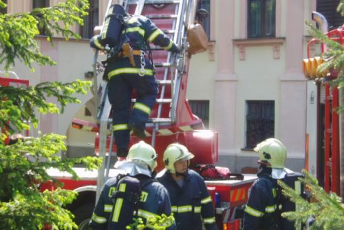 Foto: V liblínském ústavu hořelo, naštěstí jen cvičně