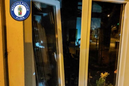 obrázek:Poplach u kavárny v Plzni nebyl planý. Strážníci doběhli podezřelého lupiče 