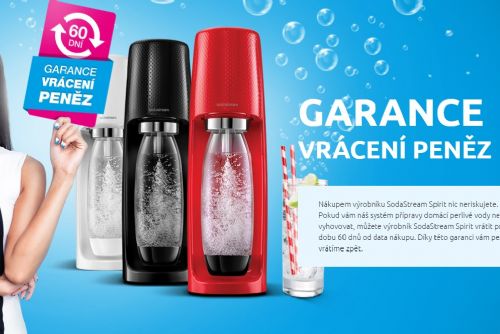 Foto: Novinka v sortimentu SodaStream Spirit s Garancí vrácení peněz