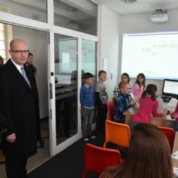 Premiér v Domu digitálních dovedností