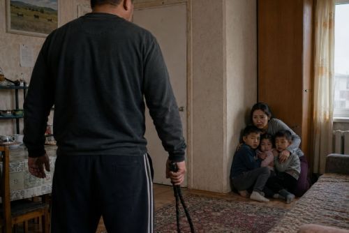 obrázek:Muž z Mongolska v Plzni trestal manželku a tři děti bičem. Soud mu dal podmínku