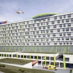 Na Lochotíně vyroste dvanáctipatrová chirurgie. Na střeše bude heliport