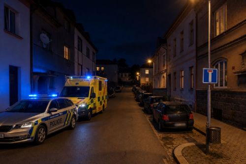 obrázek:Noční hádka v Klatovech kvůli hluku skončila pobodáním, zraněného vezli do Plzně