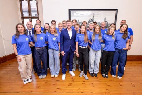 obrázek:Plzeň ocenila mladé plavce Slávie VŠ. Z republikového šampionátu přivezli medaile