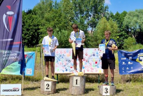 obrázek:Plzeňský discgolf slaví. Jan Soukup je juniorským vicemistrem republiky