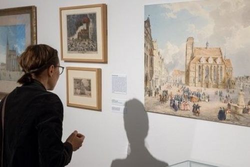 obrázek:Obraz Plzně - umělecké dílo oslaví výročí města
