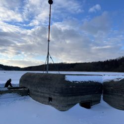 Opravy mostu snížily hladinu Hracholusek. Objevily se bunkry i stopy zatopené krajiny