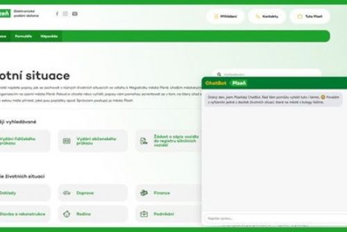 Foto: Plzeň spouští AI ChatBot pro lepší komunikaci s občany