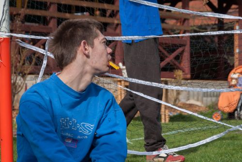 Foto: V Domově Radost se slavnostně oblékli do modré barvy komunikace 