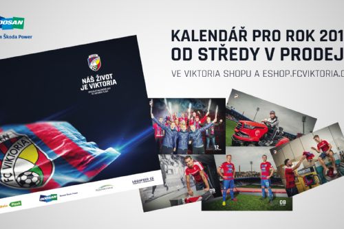 Foto: Viktoria Plzeň od středy prodává nový kalendář 2017: Náš život je Viktoria 