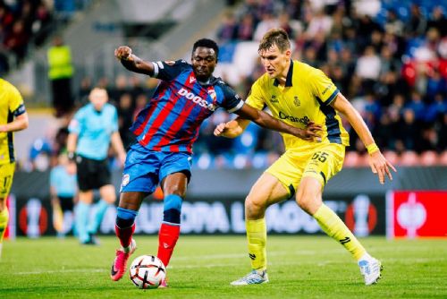 obrázek:Plzeň na Štruncových sadech prohrála v EL 0:3 s Union, třetí gól dal Čech Kričfaluši
