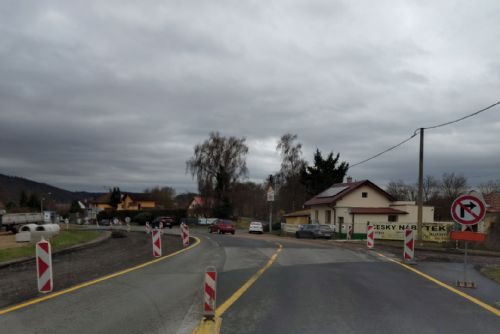 obrázek:Sjezd na Vlčí a Měčín se znovu otevře. Na I/27 u Lužan ale pokračují omezení