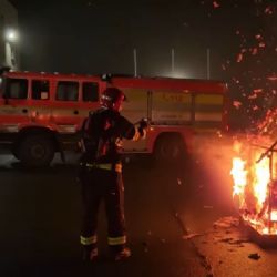 Symbolickým požárem se rozloučil velitel hasičů HZS CHS Tachov