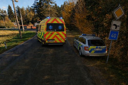 obrázek:Tragická vyjížďka u Sušice. Devětasedmdesátiletý cyklista narazil do stromu