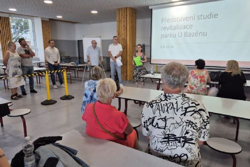 obrázek:Parku U Bazénu se vrátí přírodní charakter. Jednička představila jeho proměnu